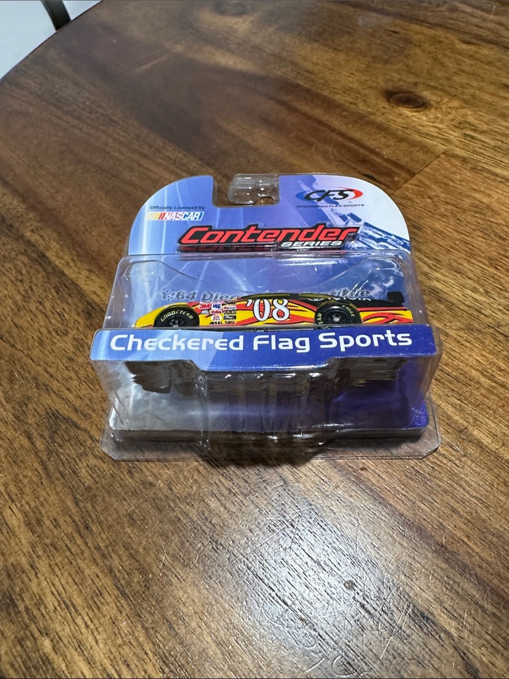 Die-Cast Race Car - Yellow & Red